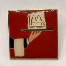 McDonald’s Drive Thru Happy Meal Employee Crew Enamel Lapel Hat Pin - £6.22 GBP
