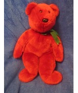 Ty Beanie Buddy Cranberry Teddy Old Face NO TAGS 1998 - £19.84 GBP