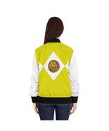 Angel Grove High School Yellow Ranger Women&#39;s Bomber Jacket (AOP) - $62.25 CAD+