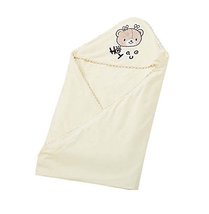 Yellow,Pure Cotton Thin Swaddling Clothes/Blanket/Bathrobe Soft Comfortable image 3