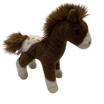 Douglas Plush Stuffed Animal Toy Small Horse Brown And White Soft Squishy - $14.73