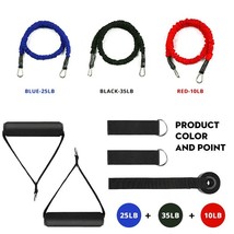 Tricolor Pull Rope Resistance  Indoor Portable Fitness Equipment Ankle Strap Exe - £87.99 GBP