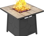 Outdoor Fire Table Gas Fire Pit 28 Inch Auto-Ignition Propane Fire Pit T... - $463.99