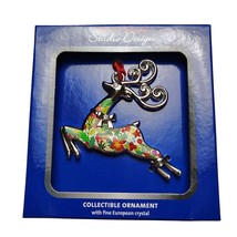 Regent Square Studio Design Reindeer Ornament With European Crystal In Gift Box - £5.34 GBP