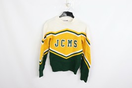 Vtg 90s Womens Size 30 Striped Color Block Cheerleader Varsity Sweater Halloween - £31.61 GBP