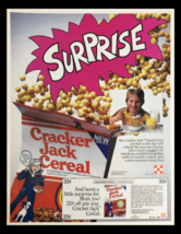 1984 Cracker Jack Brand Cereal Circular Coupon Advertisement - £14.84 GBP