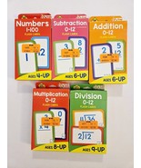 5 Pack School Zone Flash Cards Ages 4 to 9+ Mathmatics &amp; Numbers Toys-R-... - €12,88 EUR