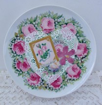 Gloria Vanderbilt Fond Memories 8&quot; Salad Plate TasteSetter Sigma Roses V... - $14.99