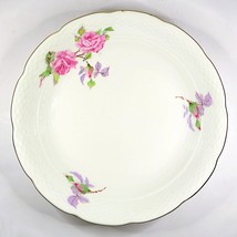 Thun Czechoslovakia Pink Roses Coupe Soup Bowl Mid-Century Kitchenware JRB - $14.70