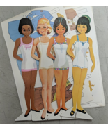 Brownie Girl Guides Girl Scout Around The World Paper Dolls &amp; Clothes 1950s - £62.21 GBP