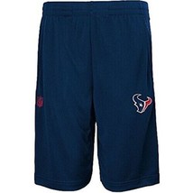 Team Apparel Youth Boys Houston Texans Jersey Short Navy Blue-Medium - £16.61 GBP