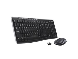 Logitech MK270 Wireless Keyboard and Mouse Combo, Wireless, Black - Brand New - £22.49 GBP