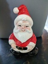 Vintage Ceramic Lefton Santa Claus Napkin Holder Made in Japan original tag - £13.58 GBP