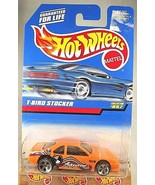 1997 Hot Wheels Mainline/Collector #857 T-BIRD STOCKER Orange w/Chrome 5... - $7.60