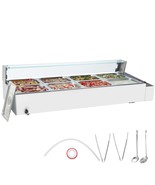 VEVOR Commercial Electric Food Warmer Countertop Buffet 8*8Qt with Glass... - $14,686.41 MXN