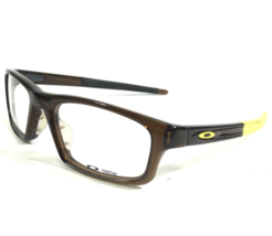 Oakley Crosslink Eyeglasses Frames Clear Brown Yellow Black Arms 52-18-135 - £73.23 GBP