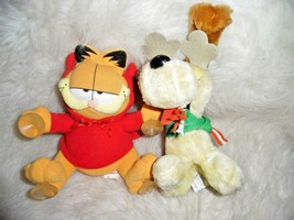 Vintage Garfield and Otie Plush Toy Set - £16.19 GBP