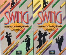 SWING: Best of the Big Bands (vhs)*NEW* all 4 volumes rare original perf... - £11.76 GBP