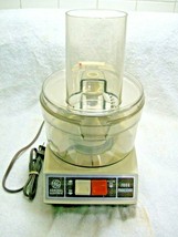 Vintage Collectible GENERAL ELECTRIC FOOD PROCESSOR D1-4200 Camper-Home ... - £39.30 GBP