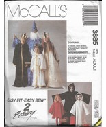 McCALL&#39;S PATTERN SIZES SM &amp; MD ADULT WIZARD KING QUEEN ANGEL and HOODED ... - $5.00