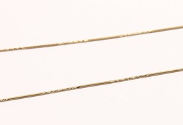 18k gold ROUND SNAKE SPARKLING NECKLACE 16&quot; - $342.85