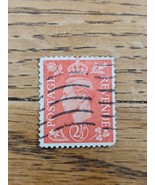 Great Britain Stamp George VI 2 1/2d Used Orange - $3.99