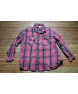 Carhartt Red Flannel Heavy Button Shirt 3XL - $413.96 MXN