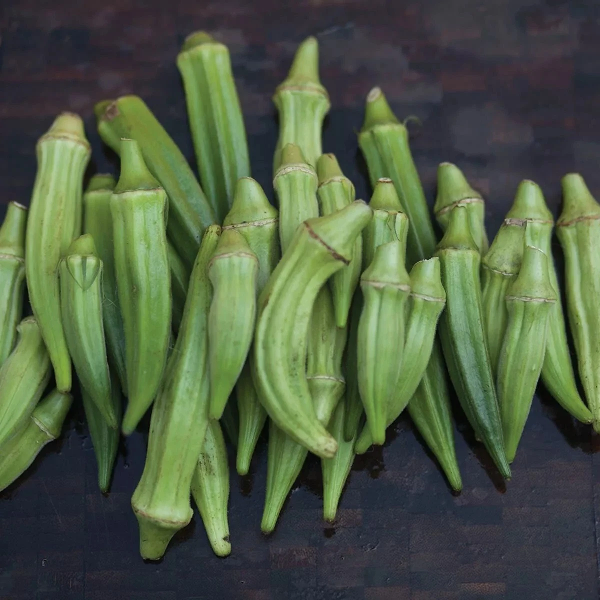 100+ Clemson Spineless Okra Seeds - NON GMO - Heirloom  FRESH Item image 2