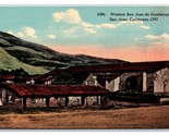 Mission San Jose De Guadalupe San Jose California CA UNP DB Postcard O14 - £3.06 GBP