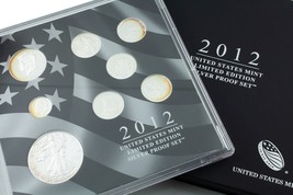 2012 Estados Unidos Mint Edición Limitada de Plata Prueba Juego Original Paquete - £207.72 GBP