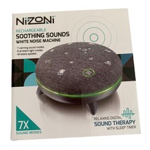 Nizoni Rechargeable Soothing Sounds White Noise Machine NIB - $16.83