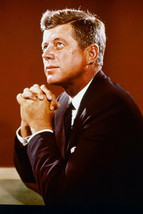John F.Kennedy Praying Rare Color 24X36 Poster Print - £22.65 GBP