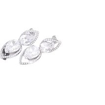 Crystal earrings,bridal earrings,wedding jewelry,wedding earrings,luxury... - £19.61 GBP
