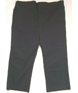 Gap Maternity Womens Capri Pants Size 0 Reg Black Cotton Blend Adjustabl... - $14.94