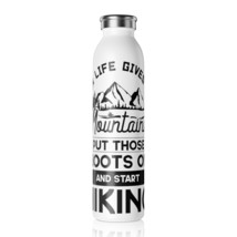 Personalized 20oz Motivational Water Bottle - Hiking Enthusiast&#39;s Dream - £23.20 GBP