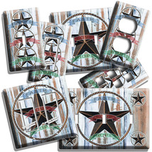 Faith Love Hope Rustic Barn Lone Star Lightswitch Outlet Plate Country Art Decor - £9.58 GBP+