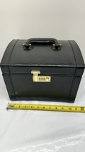 Genuine Bentony Square Soft Cover Hard Shell Combination Lock Box Black - $34.60