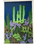 Desert Cactus Original Hand Signed/ Numbered  23&quot;x35&quot; - $5,021.32 MXN