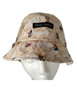 Disney X Bohoo Chain Print Bucket Hat Mickey Mouse Minnie Mouse All Over... - $19.79