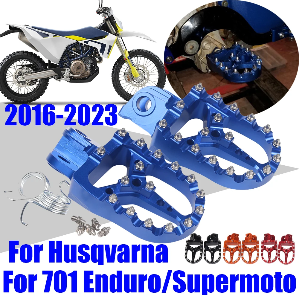  701 supermoto super moto motorcycle accessories footrest footpegs foot pegs rests foot thumb200
