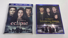 The Twilight Saga: Eclipse &amp; Breaking Dawn Part 2 (Lot of 2 Blu-Rays) Brand New! - £7.82 GBP