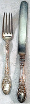 Silver Knife &amp; Fork Alvin Manufacturing Co Providence Rhode Island  66 g... - $59.99