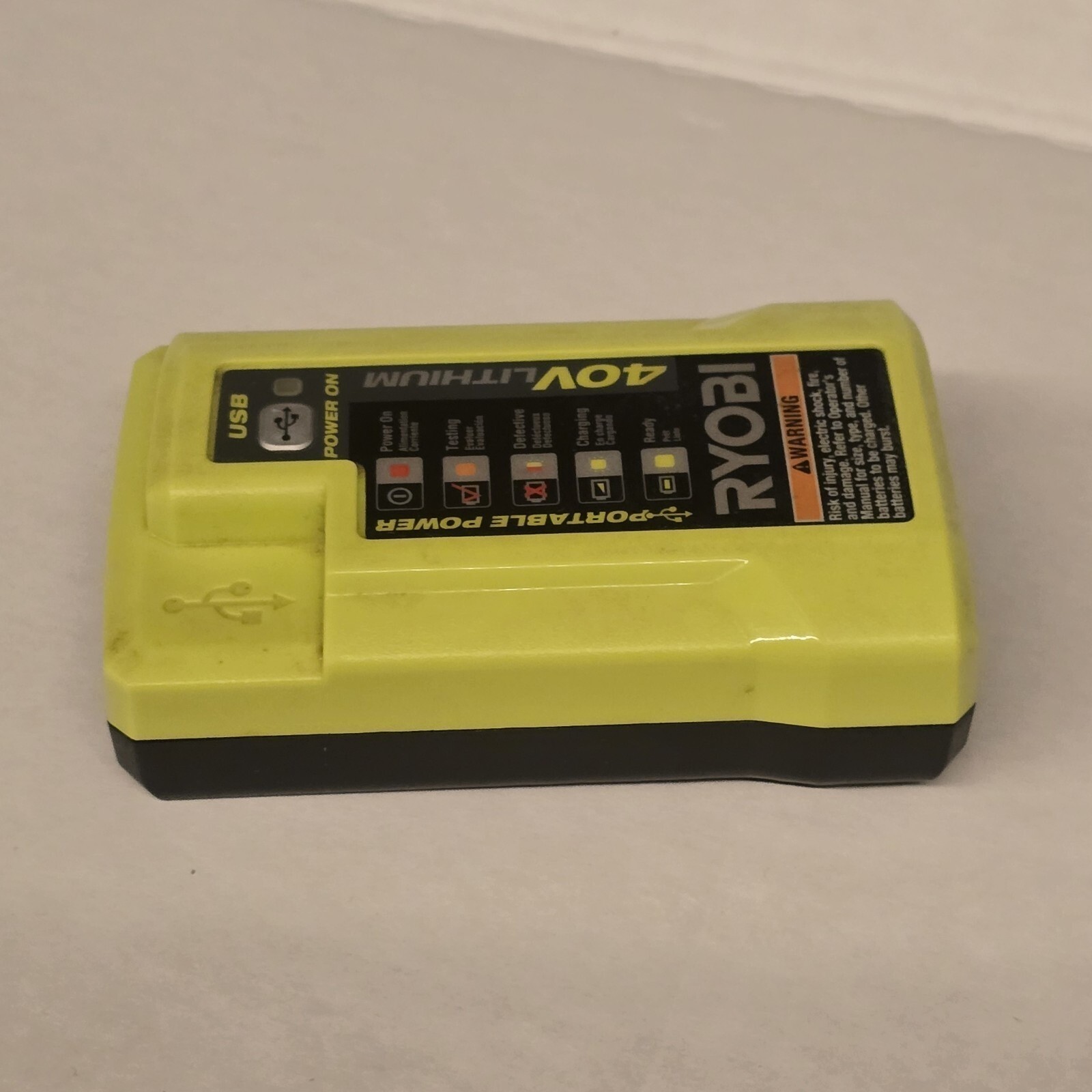 Ryobi OP403 40V Lithium-Ion 2-in-1 Battery/USB Charger - NO POWER ADAPTER Item image 2