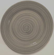 THRESHOLD Retired Target Torin Iron Stoneware Gray Swirl Dinner Plate 10... - £8.34 GBP