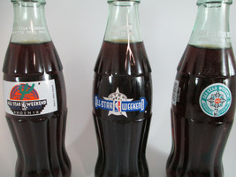 Coca-Cola Set of 3 All Star Weekend NBA Bottles Phoenix Salt Lake City Minnesota - £9.78 GBP