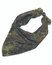 Genuine German Army Flecktarn Camo Bandana Camouflage Military Neckerchi... - $19.43