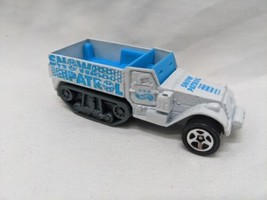 Hot Wheels 1974 White Blue Snow Patrol Toy Truck 3&quot; - £7.78 GBP
