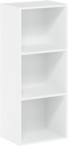 Furinno Luder Bookcase / Book / Storage , 3-Tier, White - £25.84 GBP