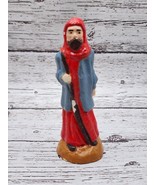 Vintage Chalkware One Shepard Nativity Figure Hand Painted 4.25&quot; Replace... - $2.72 CAD