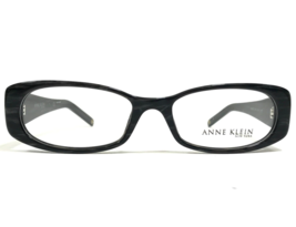 Anne Klein Eyeglasses Frames AK8087 216 Black Gray Horn Rectangular 50-16-135 - £40.19 GBP